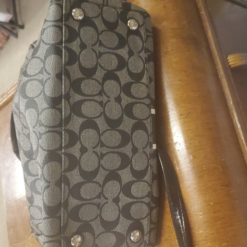 Coach Signature PVC Satchel - Picture 3 of 6